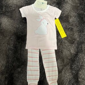 rabbit moon bamboo toddler pajamas